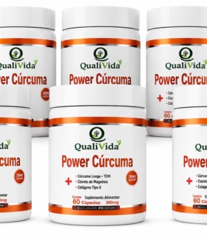 6 Frascos - Power Cúrcuma
