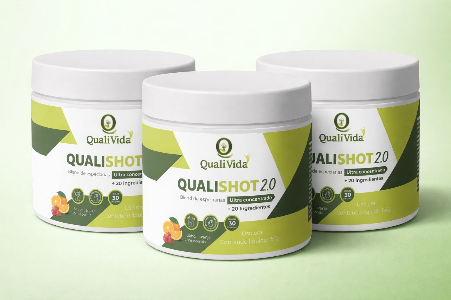 3 Potes Qualishot 2.0